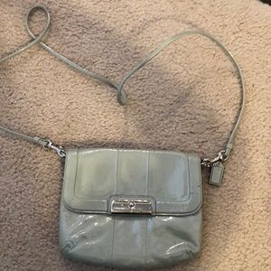 Gray Coach bag